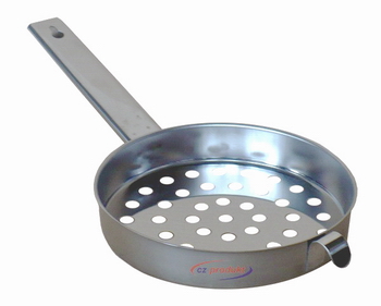 Cedník na noky kululatý 17cm nerez